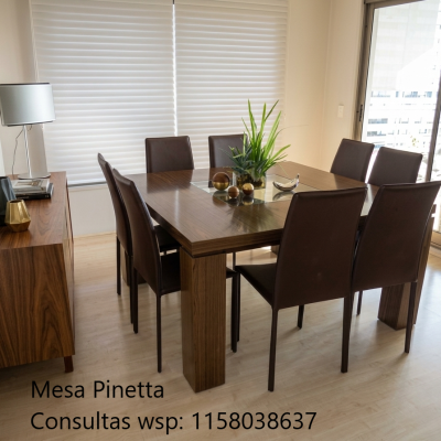 (Art. 201) Mesa Cuadrada Pinetta