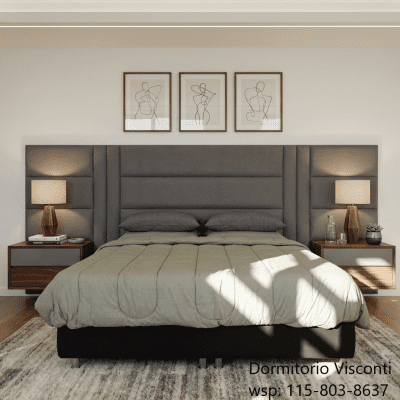 (Art. 305) Dormitorio Visconti-Vogan-Muebles-Lavalle 1723