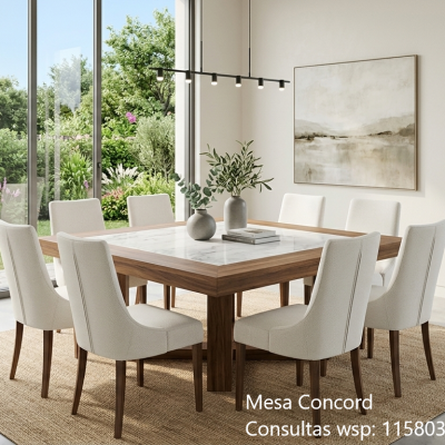 (Art. 205) Mesa Cuadrada Concord