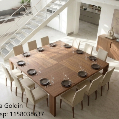 (Art. 207) Mesa Cuadrada Goldin