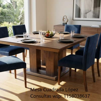 (Art. 208) Mesa Cuadrada López
